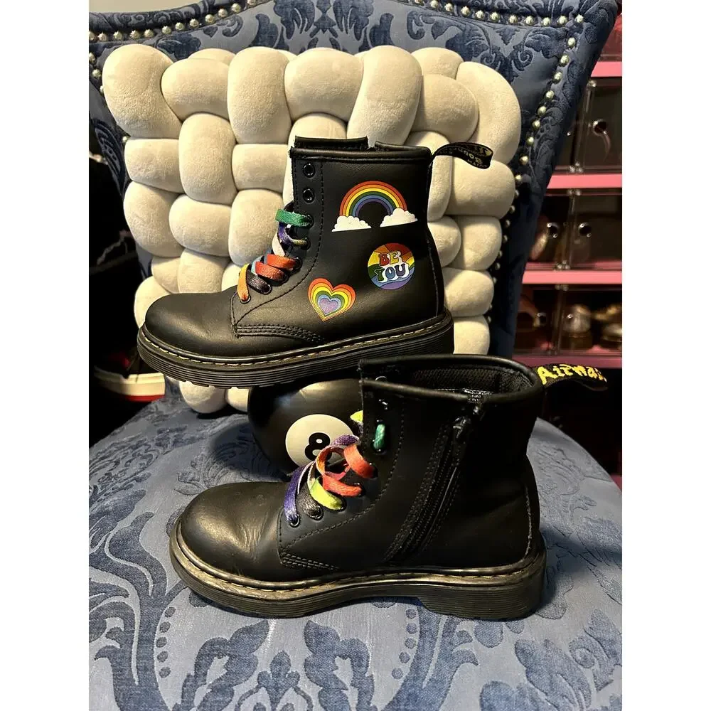 Dr Martens 1460 Junior for Pride size 1/EU 32